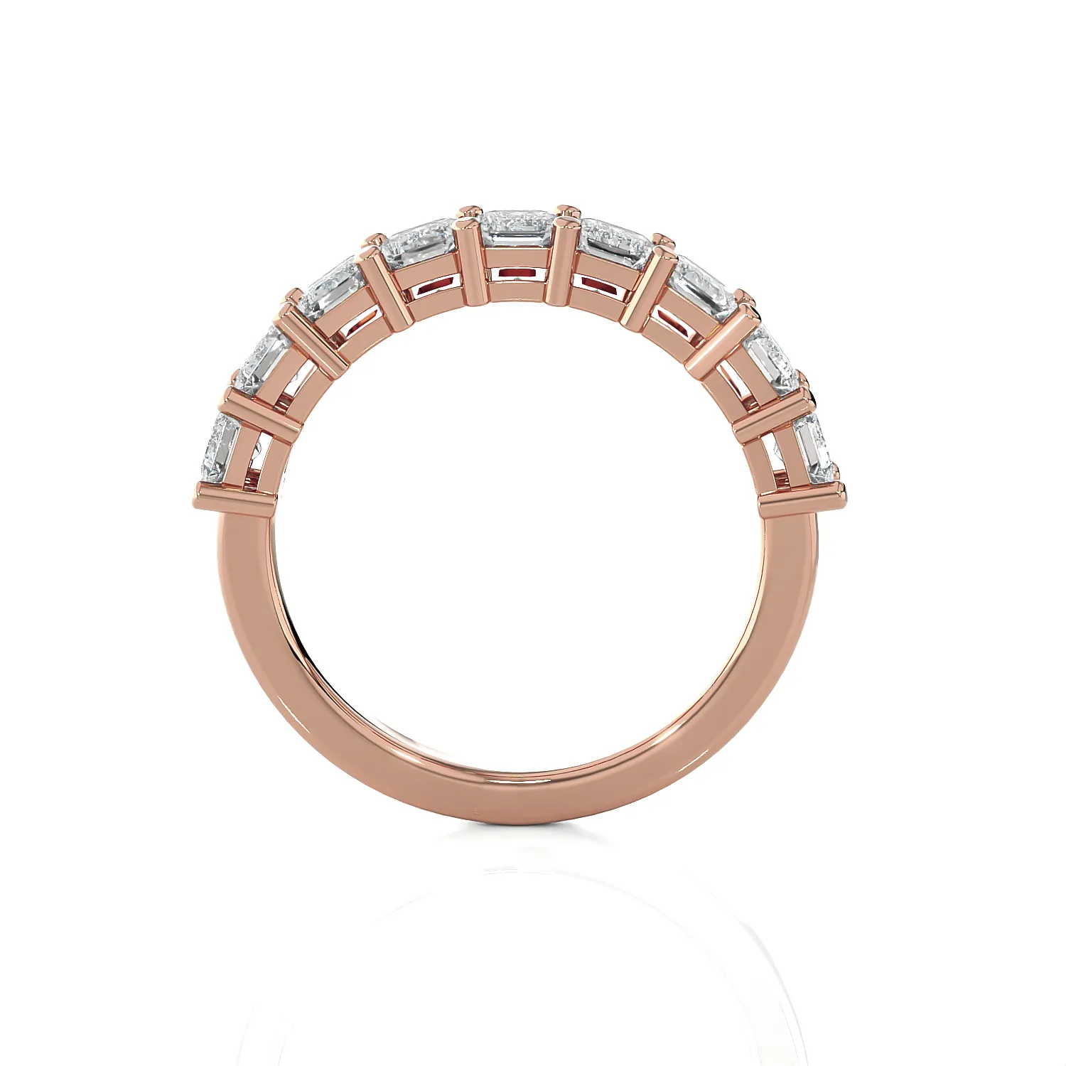 1 7/8 ctw Emerald-Cut Lab Grown Diamond Anniversary Ring