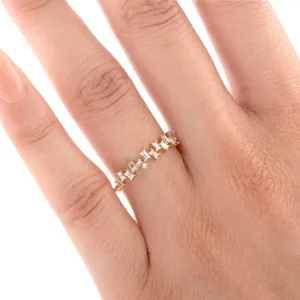 Baguette Lady's Ring V0254