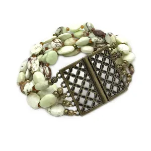 Chrysoprase Braid Bracelet