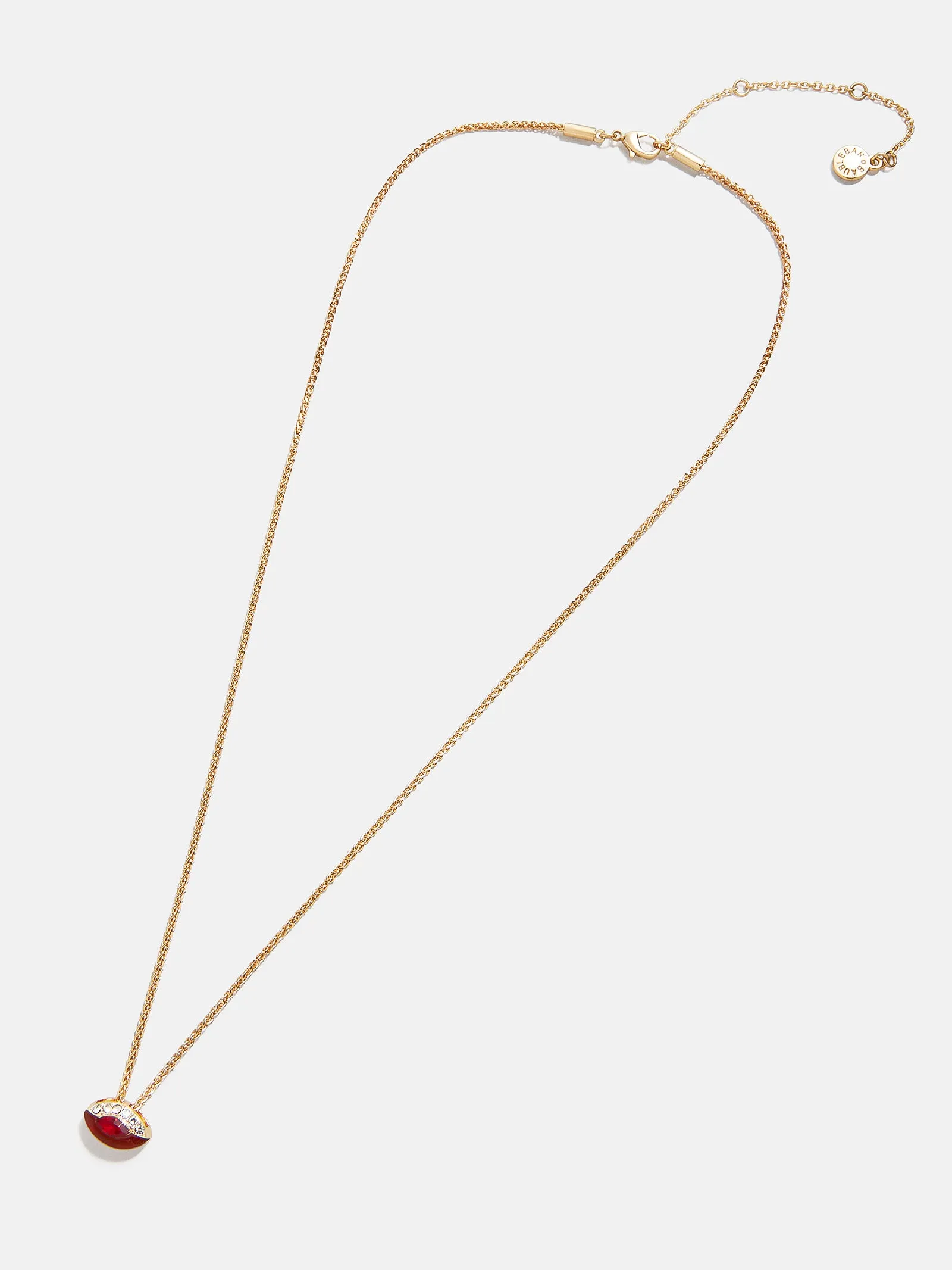 Clove Semi Precious Birthstone Necklace - Garnet