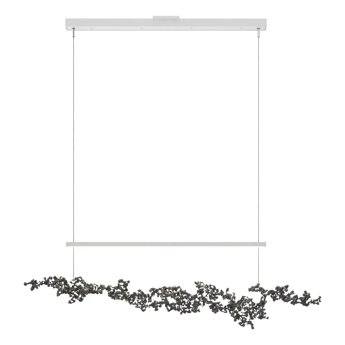 Coral 56 in. LED Linear Pendant Light White finish