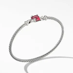 David Yurman Chatelaine Bracelet with Rhodolite Garnet and Diamonds