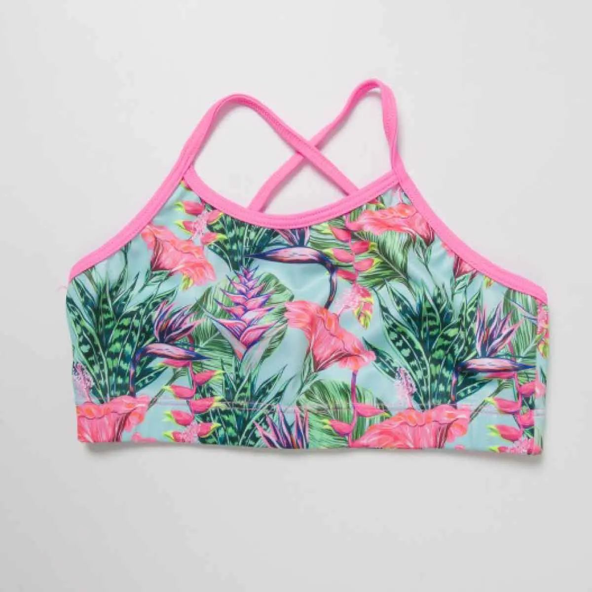 ENERGY - TROPICAL FLOWERS TWO PIECE SWIMSUIT