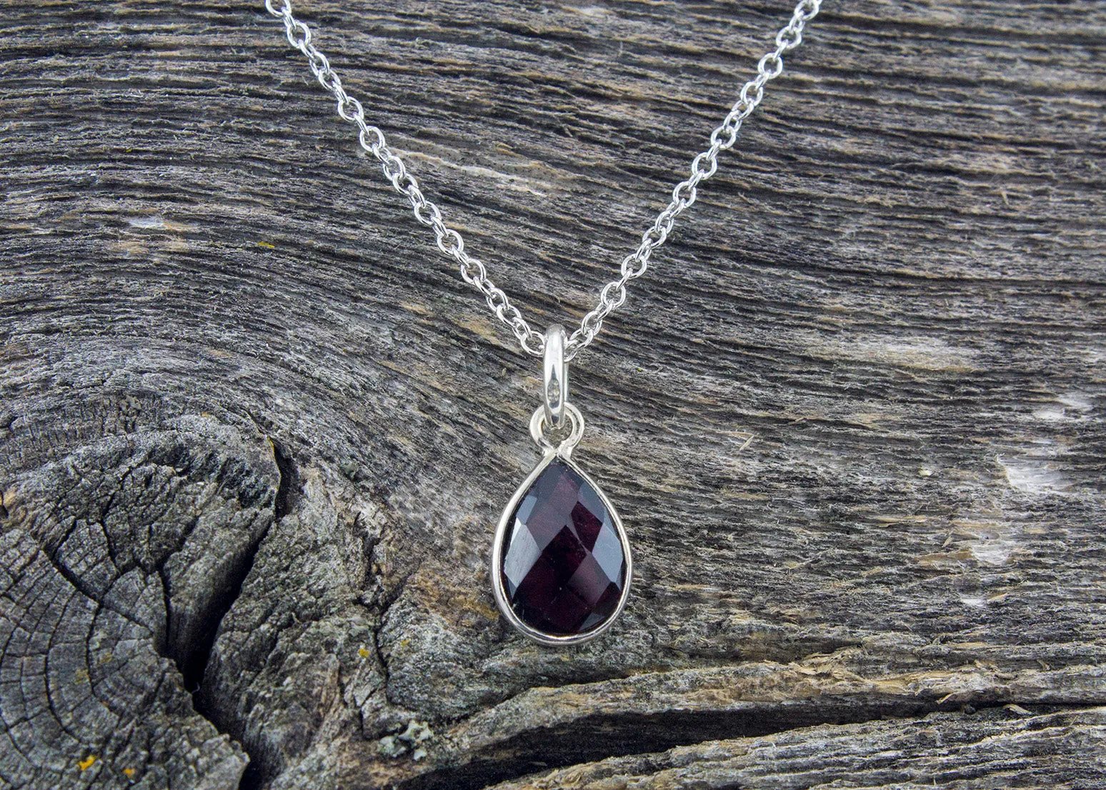 Garnet Stone Necklace