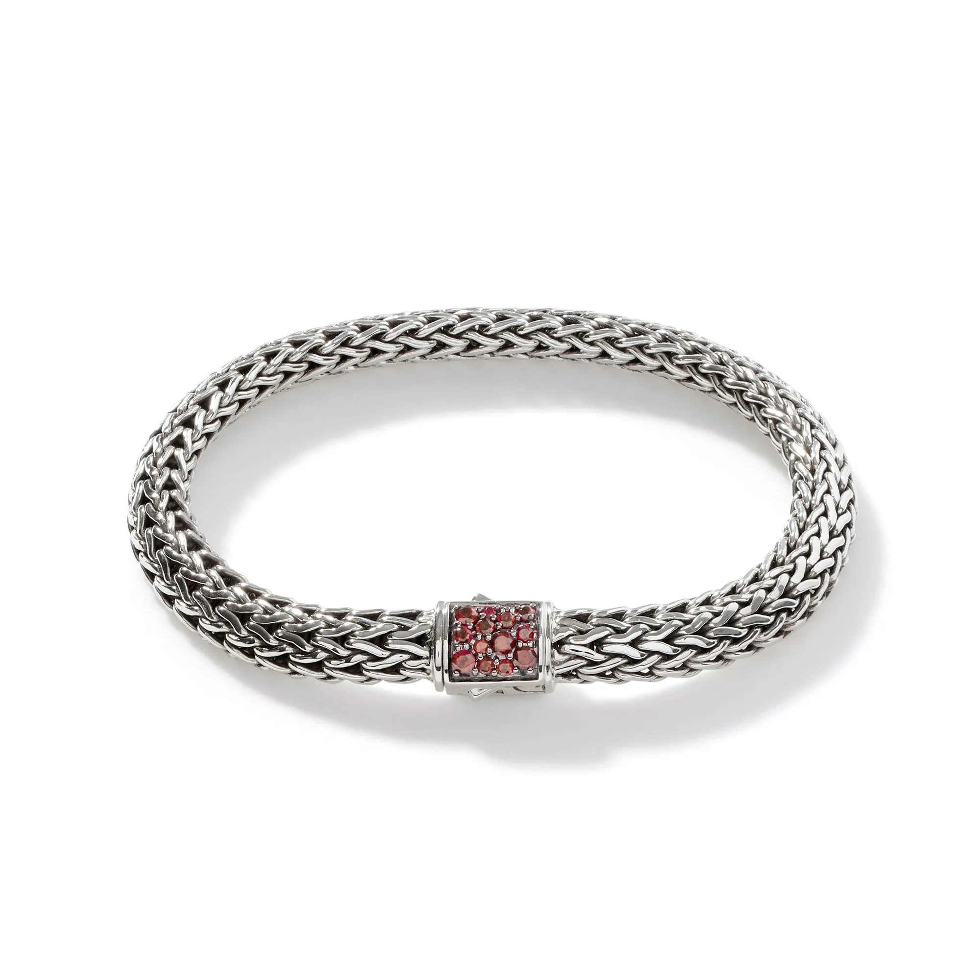 Icon Bracelet, Sterling Silver, Reversible Gemstones, 6.5MM|BBS90422RVBLS2GA