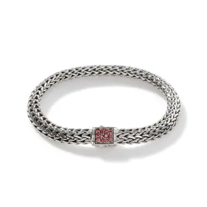 Icon Bracelet, Sterling Silver, Reversible Gemstones, 6.5MM|BBS90422RVBLS2GA