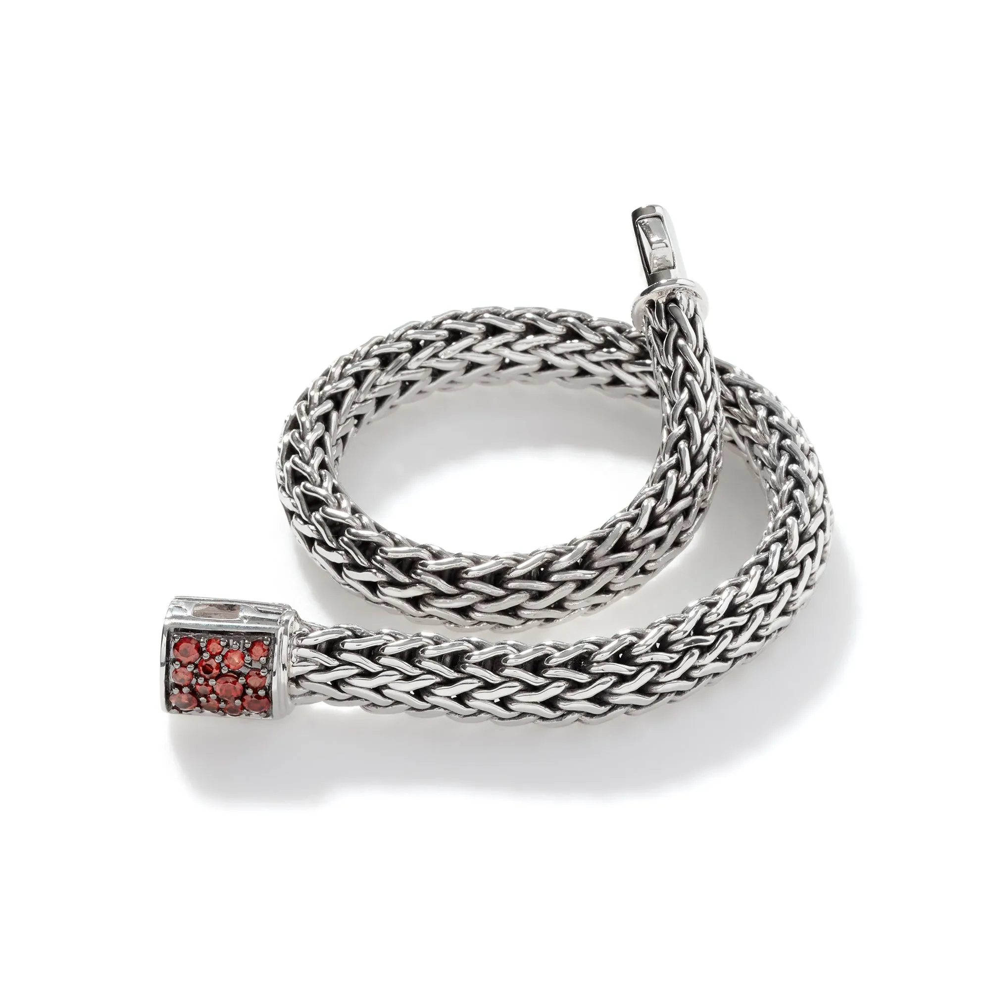 Icon Bracelet, Sterling Silver, Reversible Gemstones, 6.5MM|BBS90422RVBLS2GA