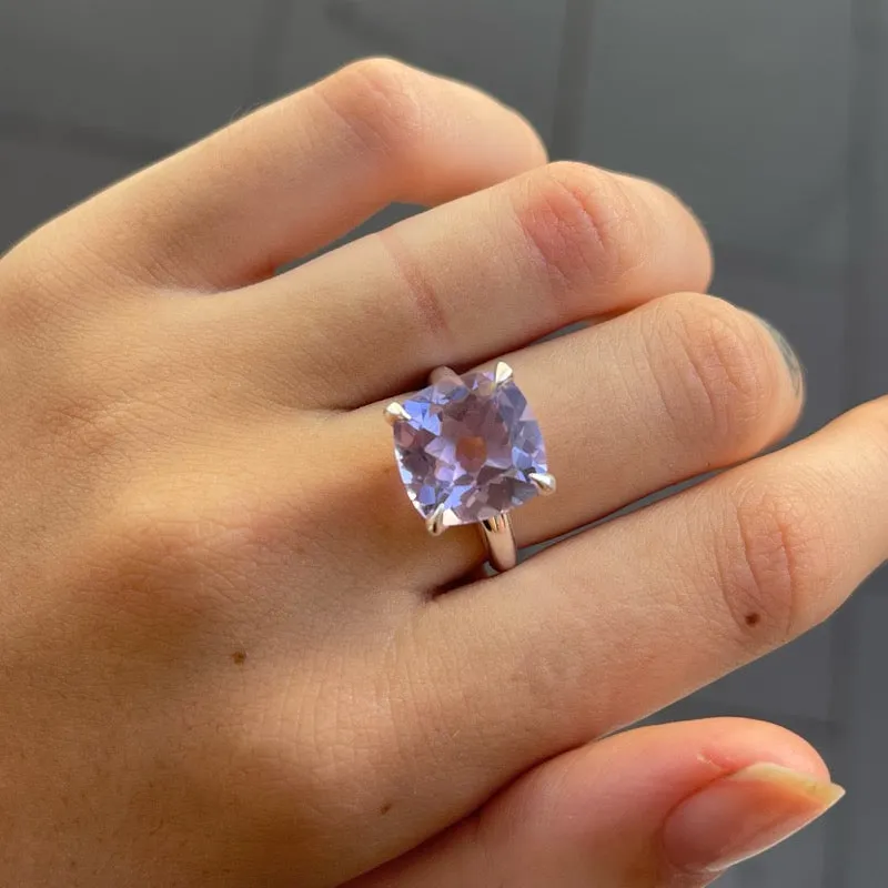 Kara Ring, Amethyst, Silver