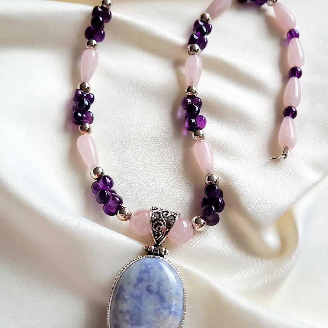Lavender Jade Necklace