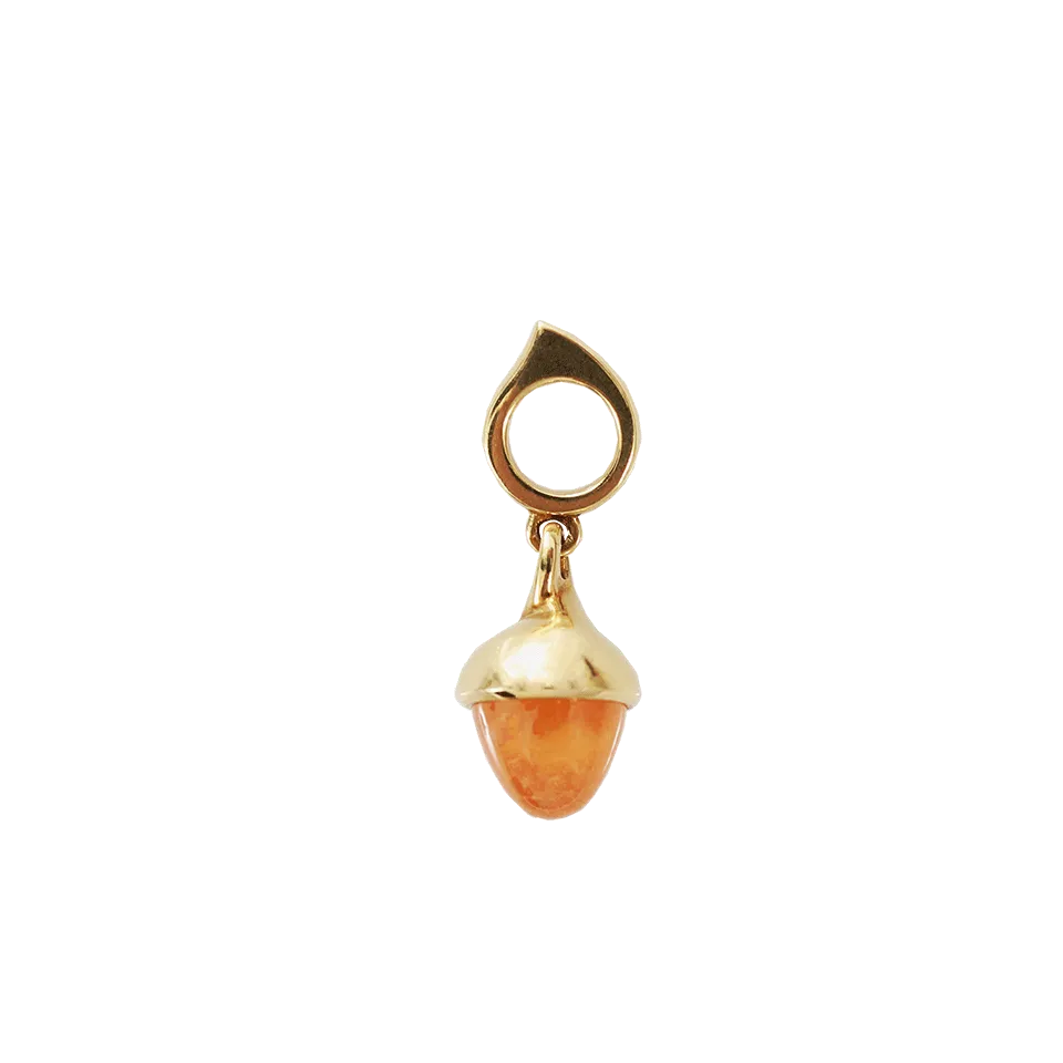 Mandarin Garnet Mikado Flamenco Pendant