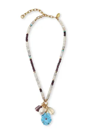 Morning Glory Skylark Necklace