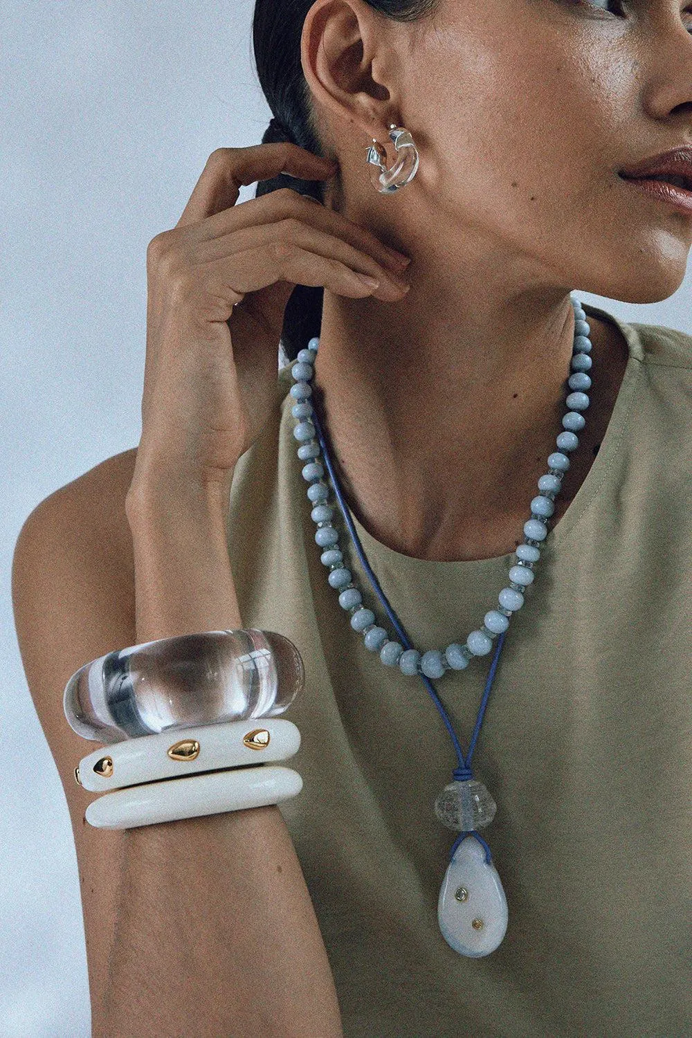 Morning Glory Skylark Necklace