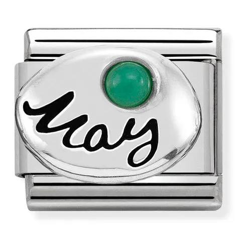 NOMINATION Link Silver May with Emerald