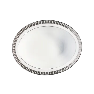 Plumes Platinum Vegetable Dish