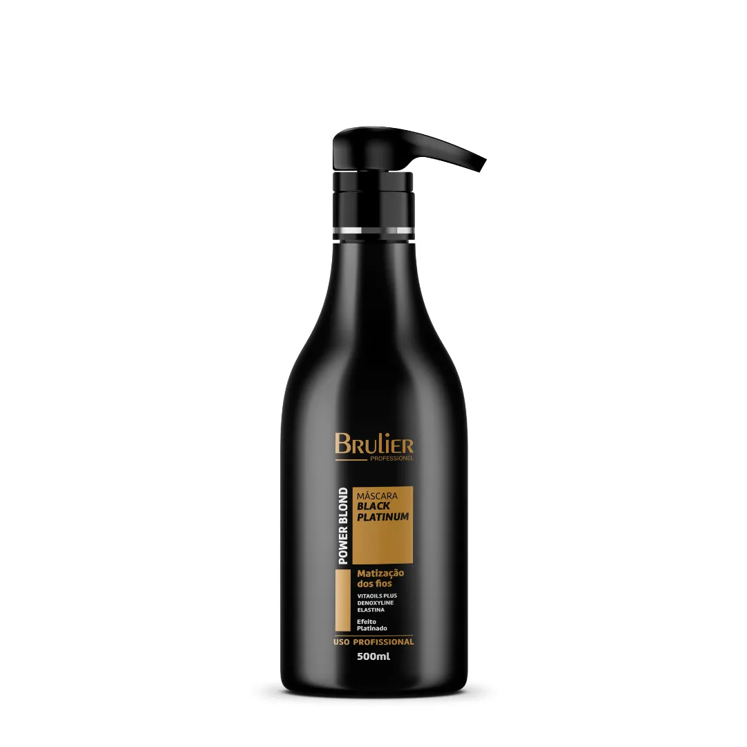 Power Blond Black Platinum Effect Tinting Antioxidant Mask 500ml - Brulier
