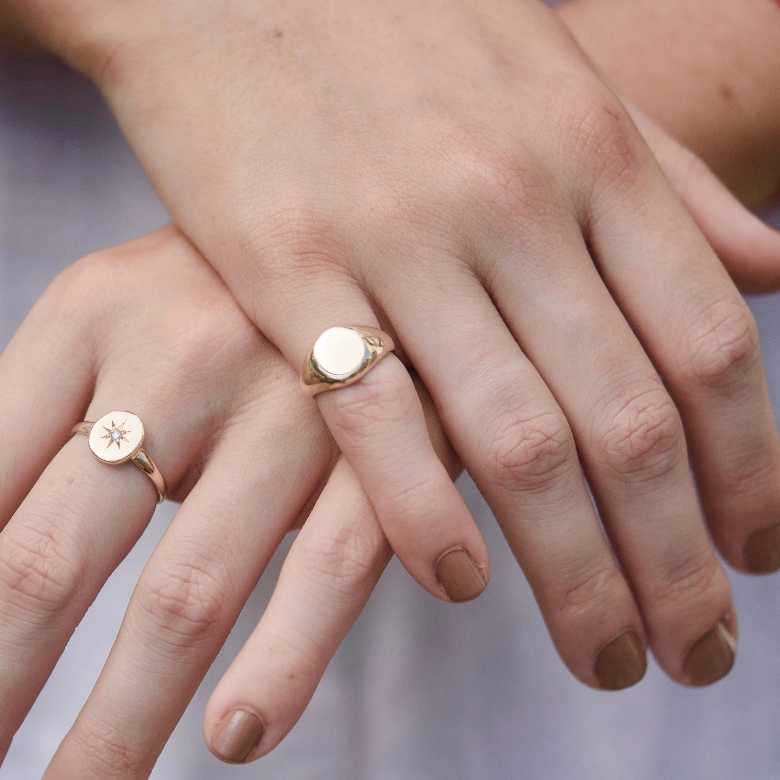 Signet Ring, 9kt Yellow Gold