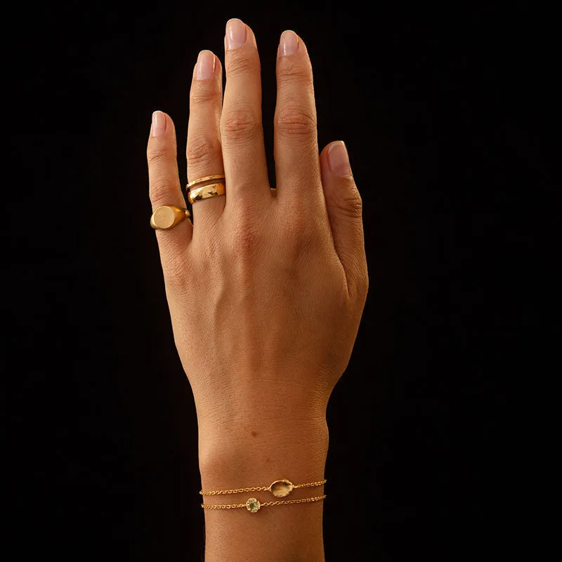 Signet Ring, 9kt Yellow Gold