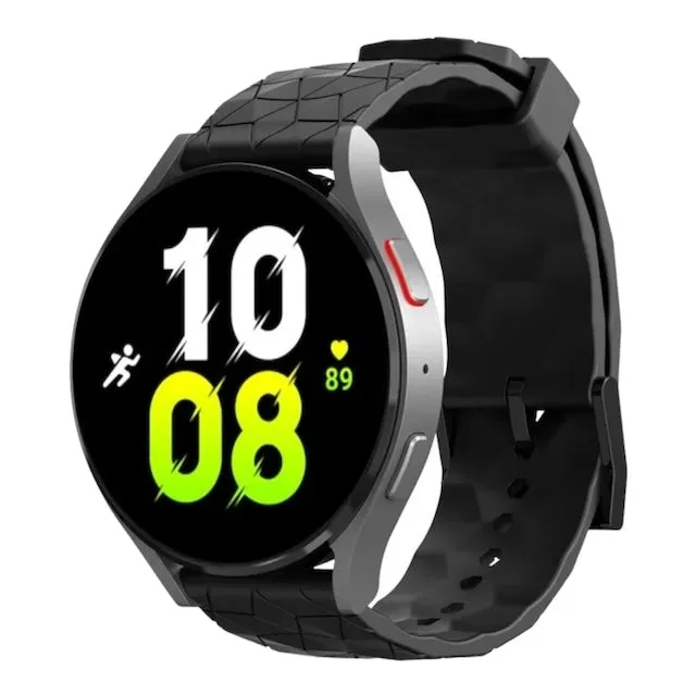 Ticwatch E & C2 compatible Silicone Football Pattern Watch Straps