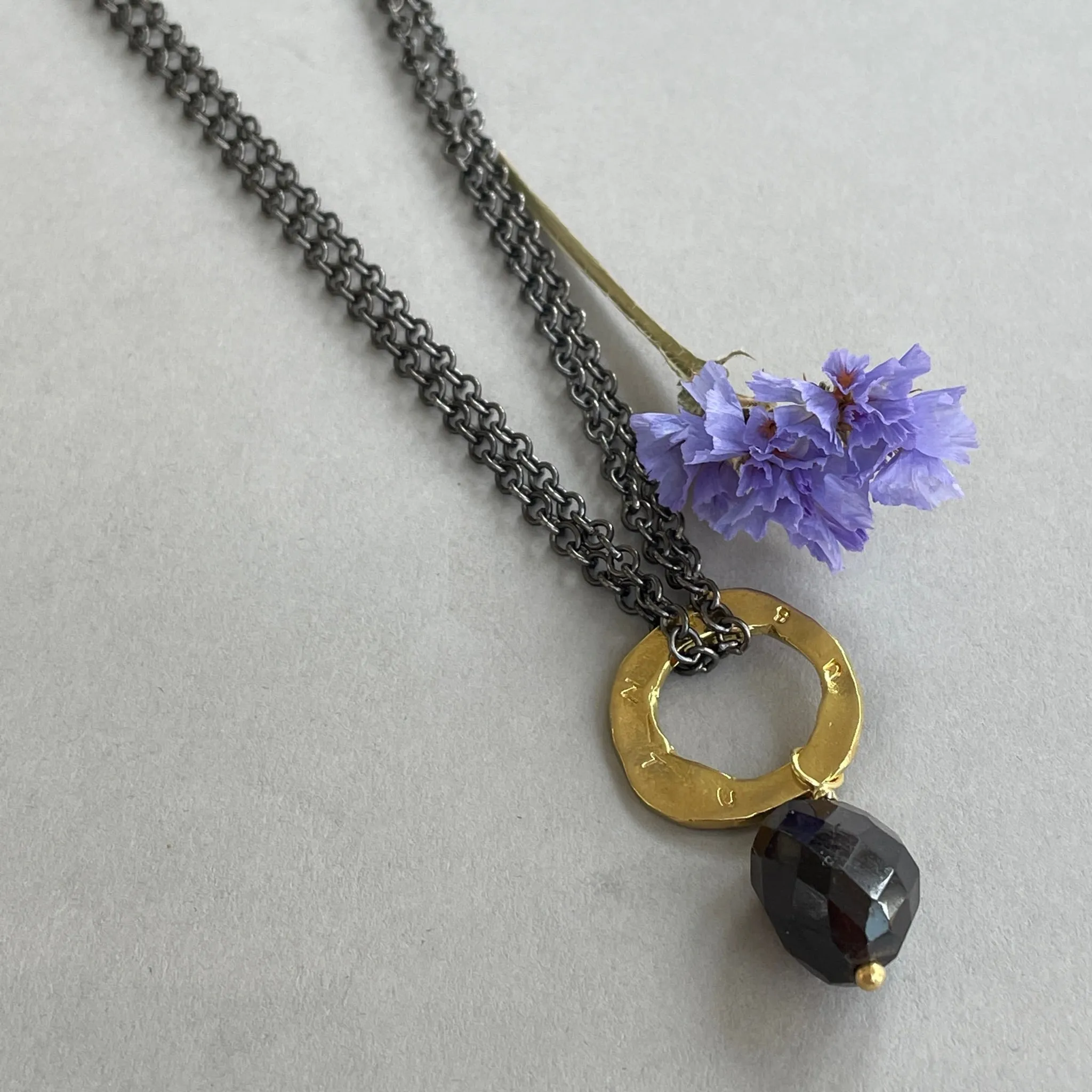 Ubuntu Garnet Necklace