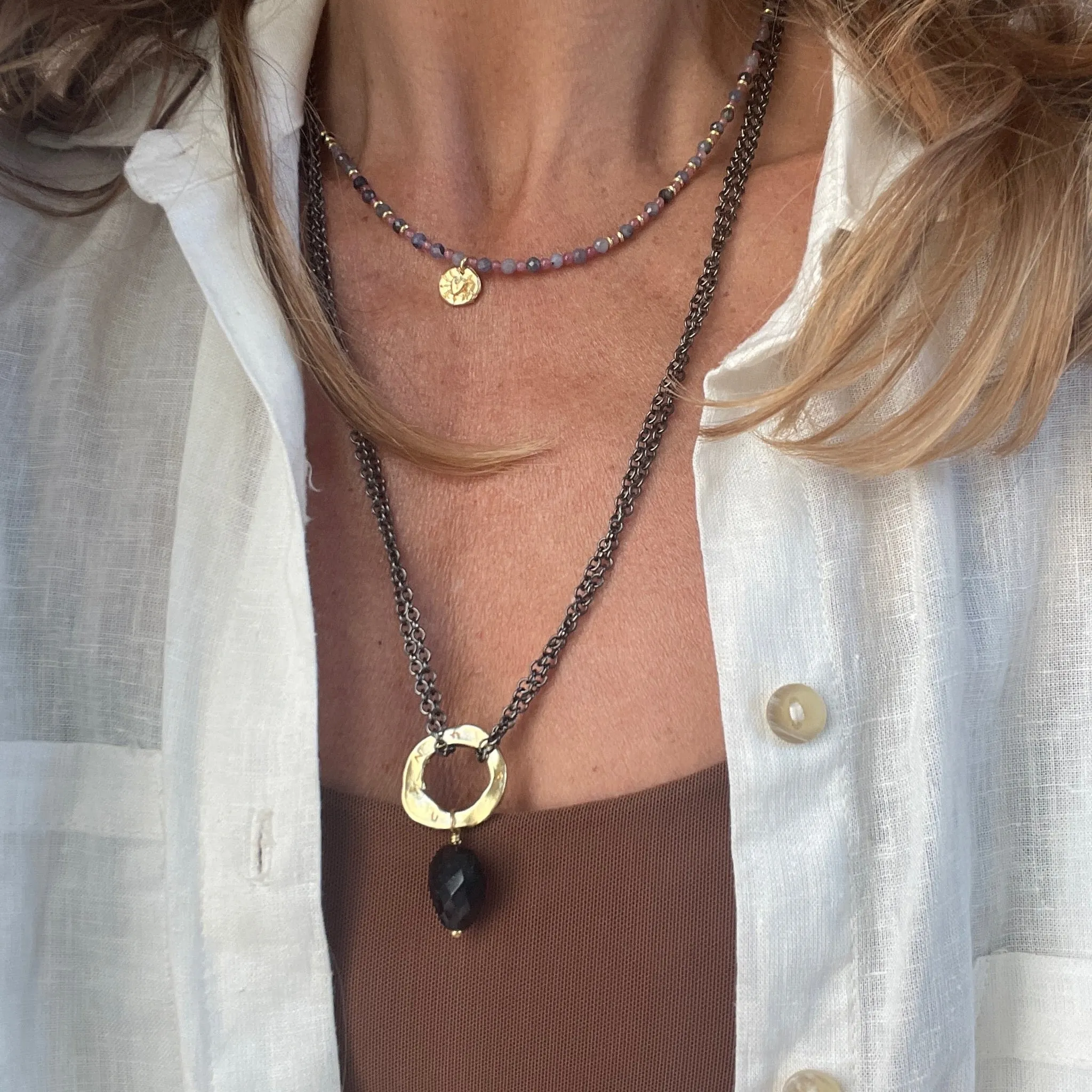 Ubuntu Garnet Necklace