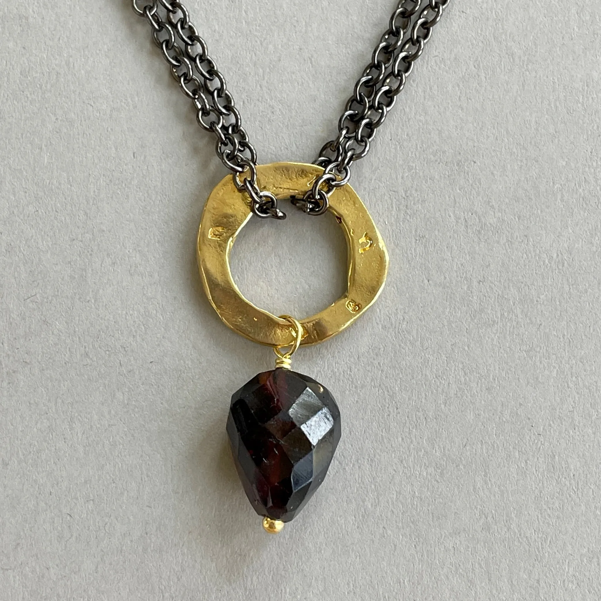 Ubuntu Garnet Necklace