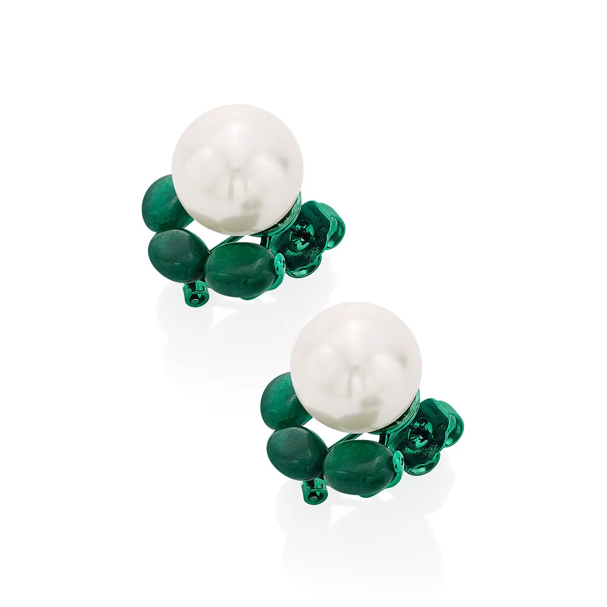 Zeenat Pearl Stud Earrings